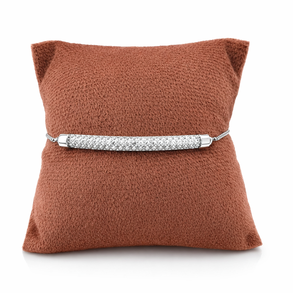 Minimal Crystal Bar Bracelet